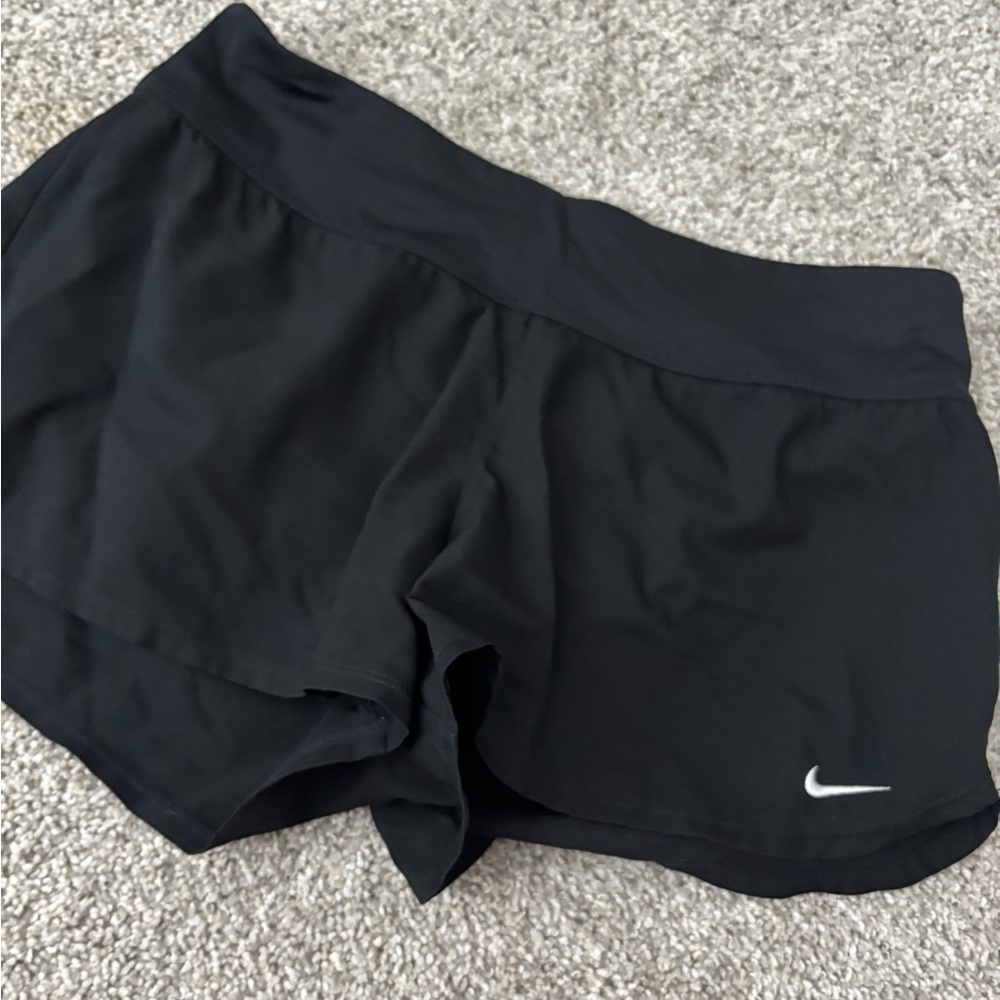 Nike Black Athletic Shorts Lightweight Moisture-Wicking